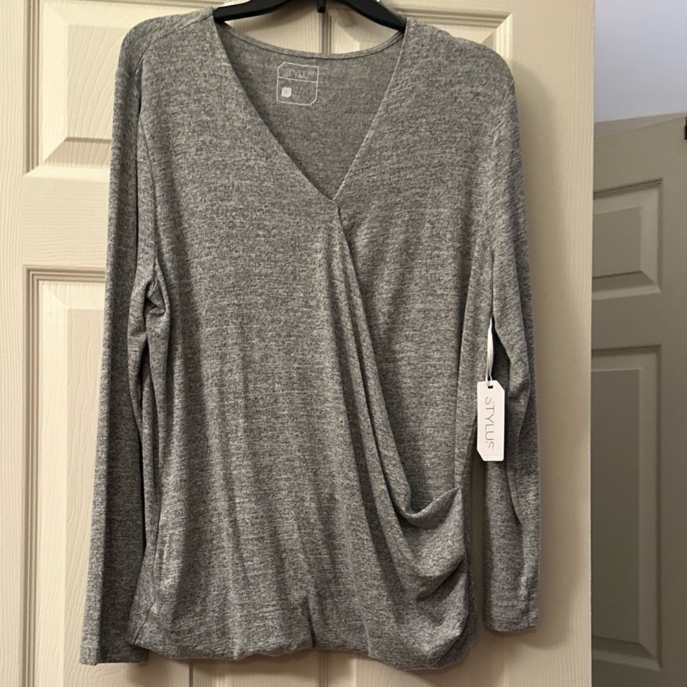 Gray blouse